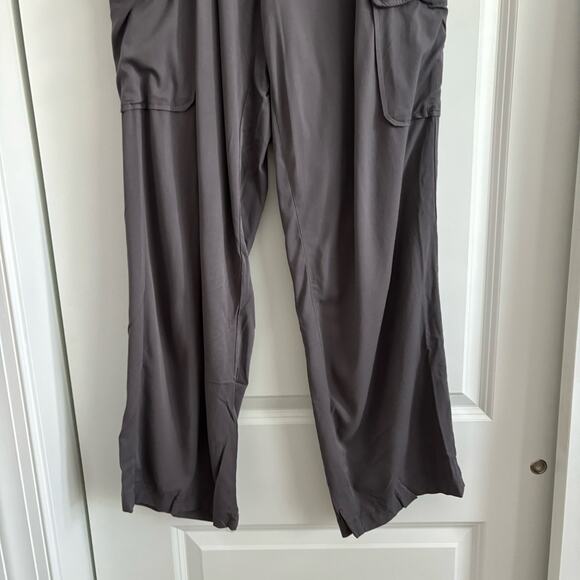 Torrid Pull-On Wide Leg Stretch Challis Cargo Pant Sz 0T / L Athleisure Lounge - Picture 7 of 11